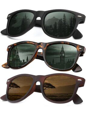 Polarized Unisex Sunglasses for Men & Women - UV Protection Driving Shades
